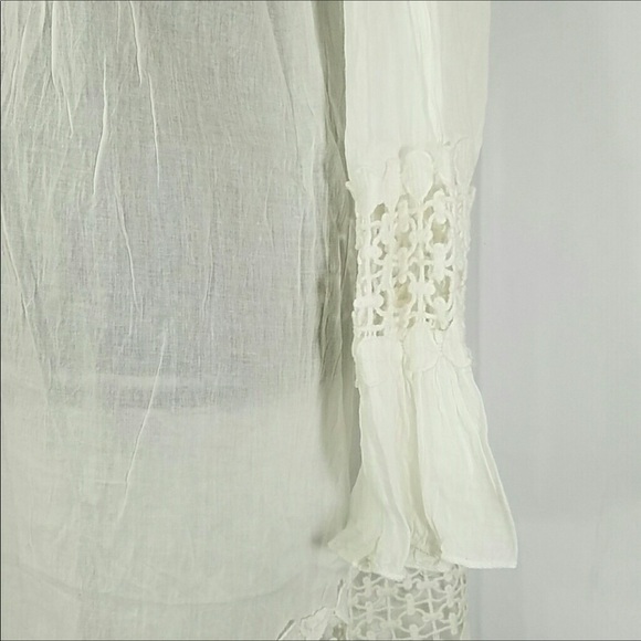 S.R FASHION Crocheted Tunic Top NWT Size XL - Picture 3 of 8